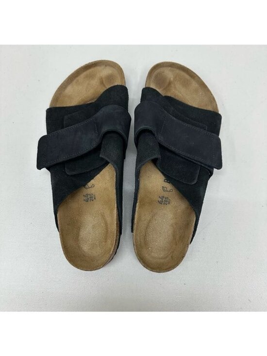 Birkenstock Kyoto Sandals Nubuck Suede Slip On Adjust Strap Shoes Mens 44 US 11 main image 7